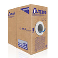 Cat5e Riser Cable 1000ft UTP 24AWG - Solid Copper, Easy Pull