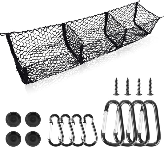 Cargo Net Trunk Bed Organizer for Pickup Trucks - Heavy Duty