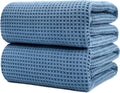 POLYTE Microfiber Quick Dry Lint Free Bath Sheet Set of 2 - Extra