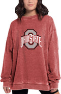 Chicka-d Women's Campus Crew - Soft Oversized Burnout Fleece Other