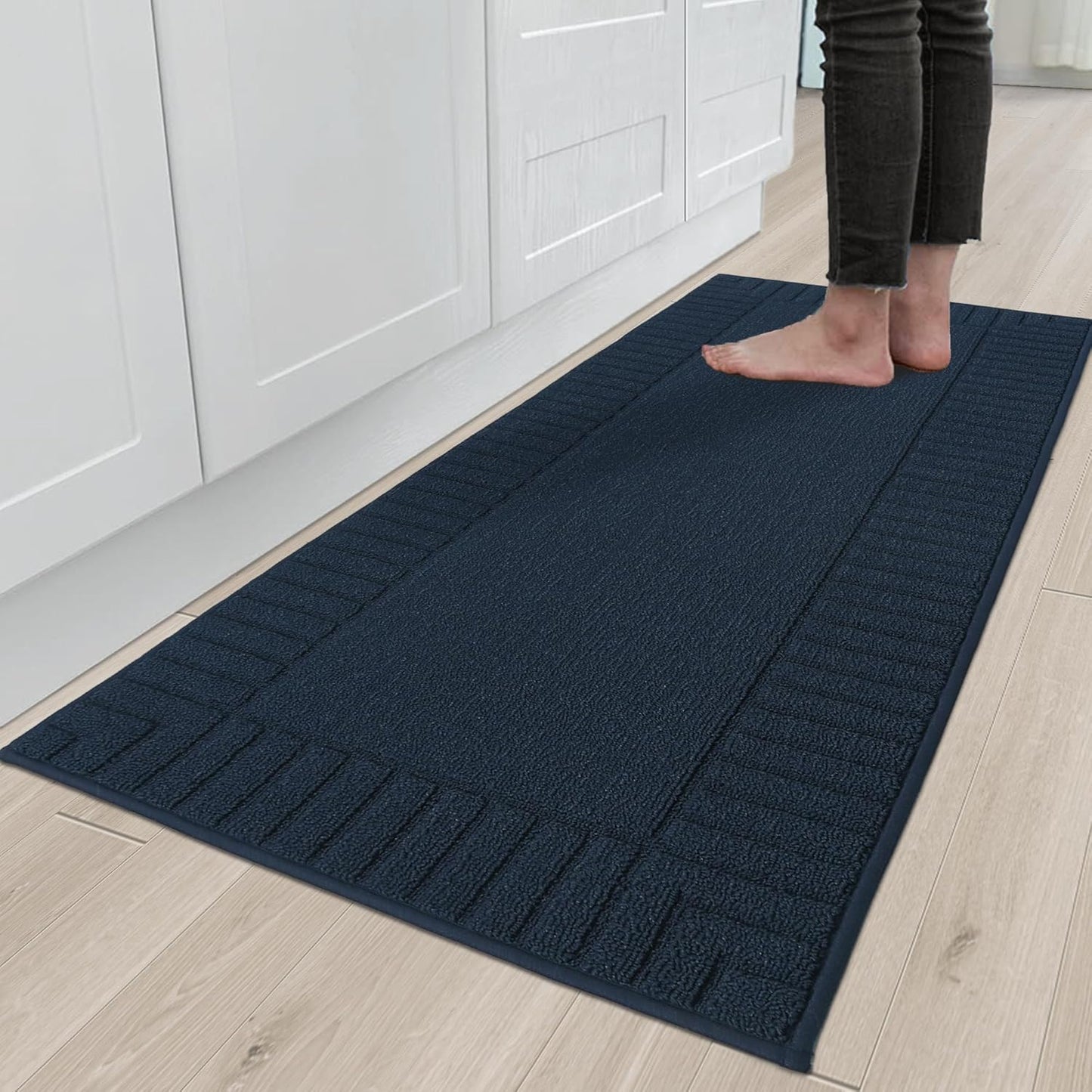 Non Slip Kitchen Runner Rug for Absorbent Floor Protection