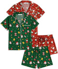Ekouaer 2 Pack Womens Pajamas Set Button Down Short Sleeve Sets