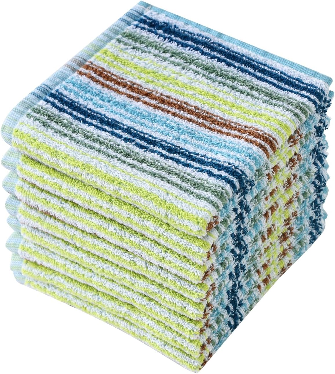 Ultra Absorbent Cotton Dishcloths - Pack of 8