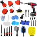30Pcs Car Detailing Kit Drill Brush Attachment Set - Complete Cleaning