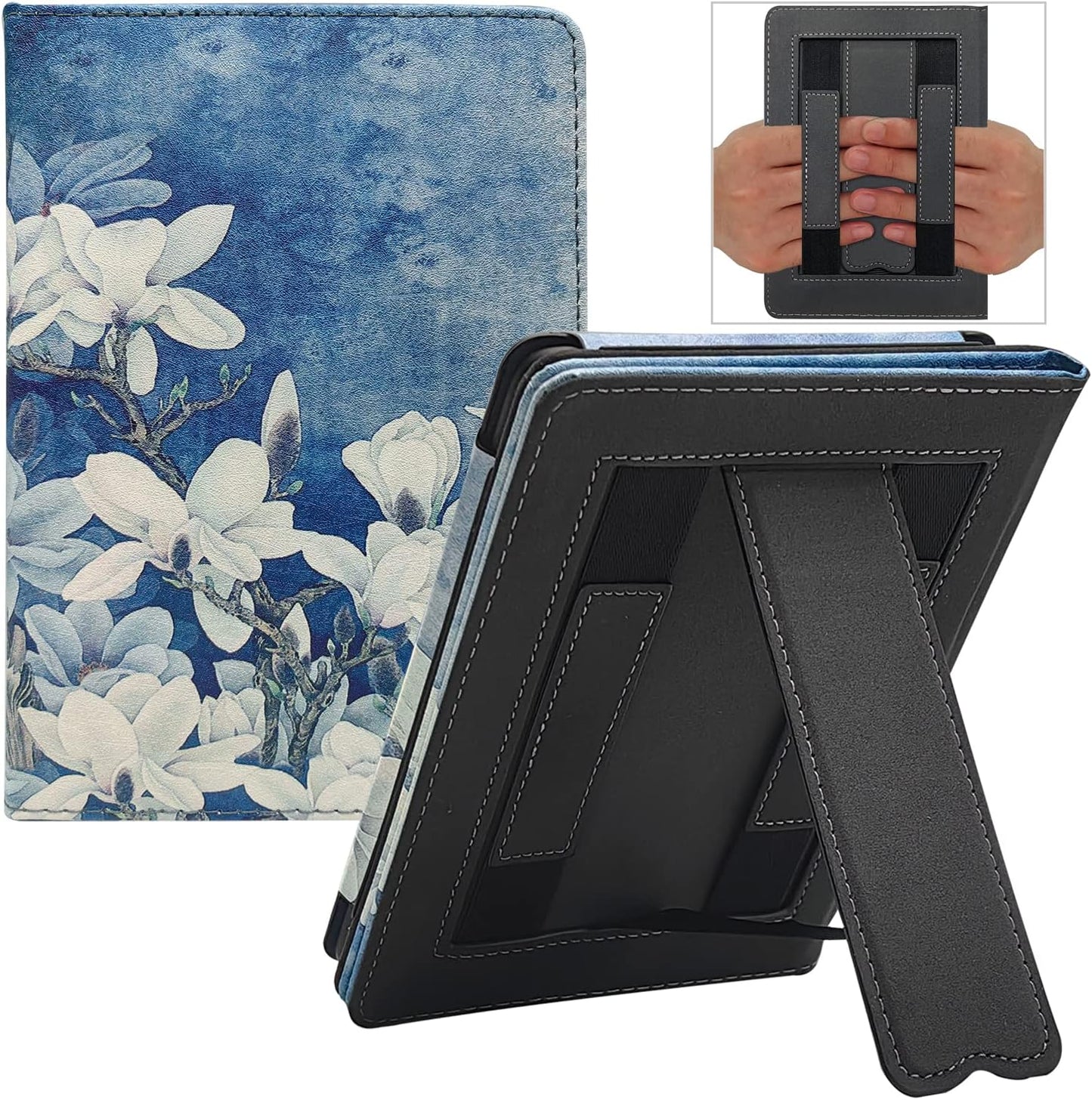 Stand Case for 6 Inch Kindle Paperwhite with Auto Sleep Feature