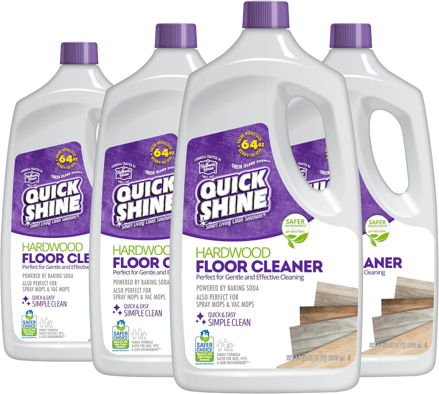 Quick Shine Hardwood Floor Cleaner 64oz for Easy Cleaning