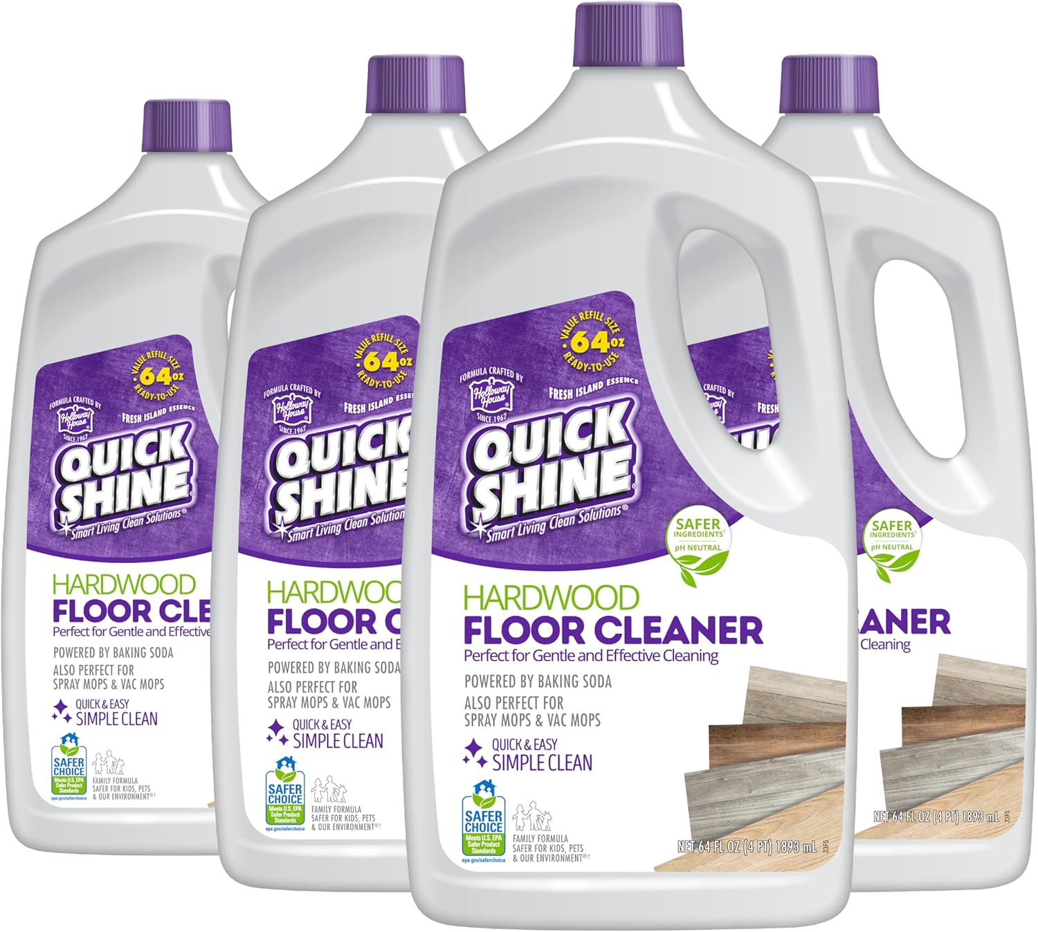 Quick Shine Hardwood Floor Cleaner 64oz for Easy Cleaning