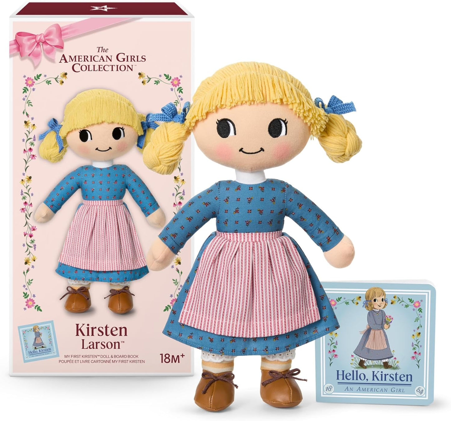 My First Kirsten Doll & Board Book - Adorable 13.5in Plush Toy