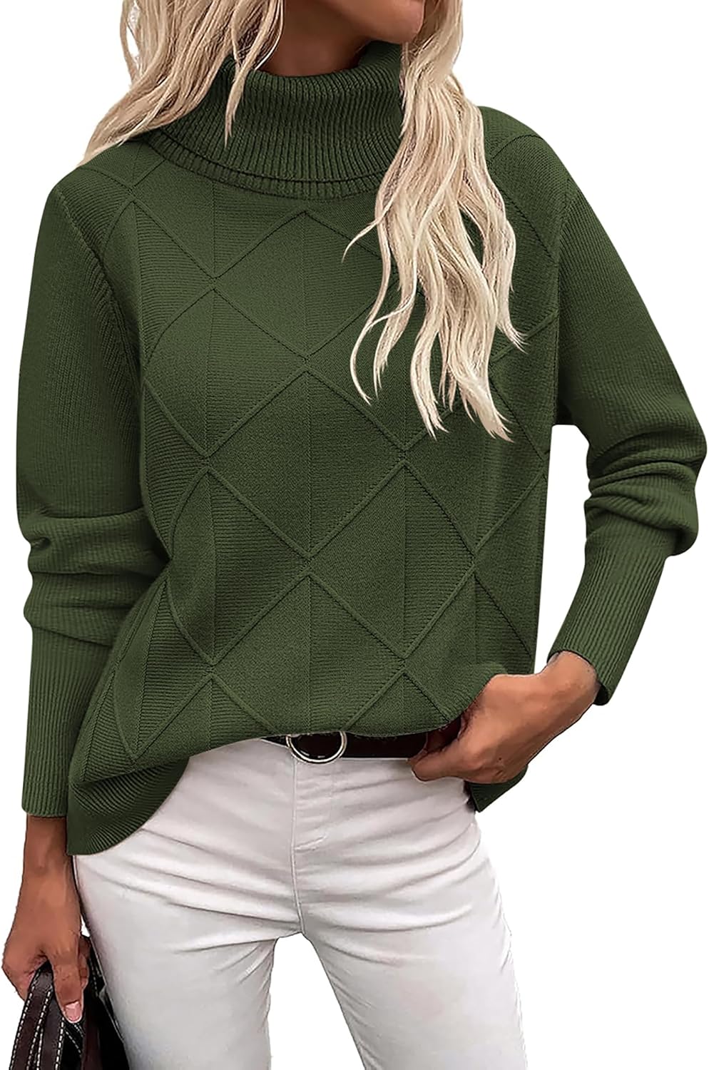 Trendy Turtleneck Sweater for Women by Zeagoo - Fall Fashion