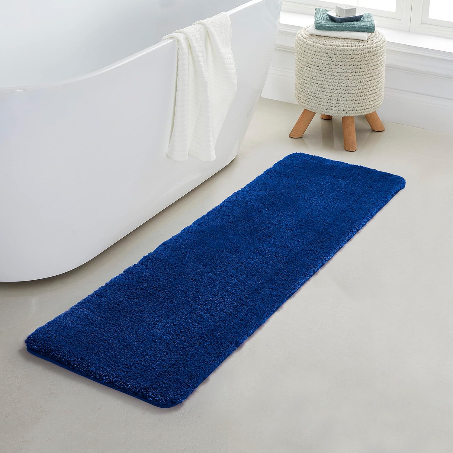 Extra Thick Microfiber Bathroom Runner Rugs for Comfort and Safety