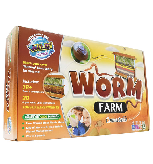 Interactive Worm Farm Kit - Hands-On Learning