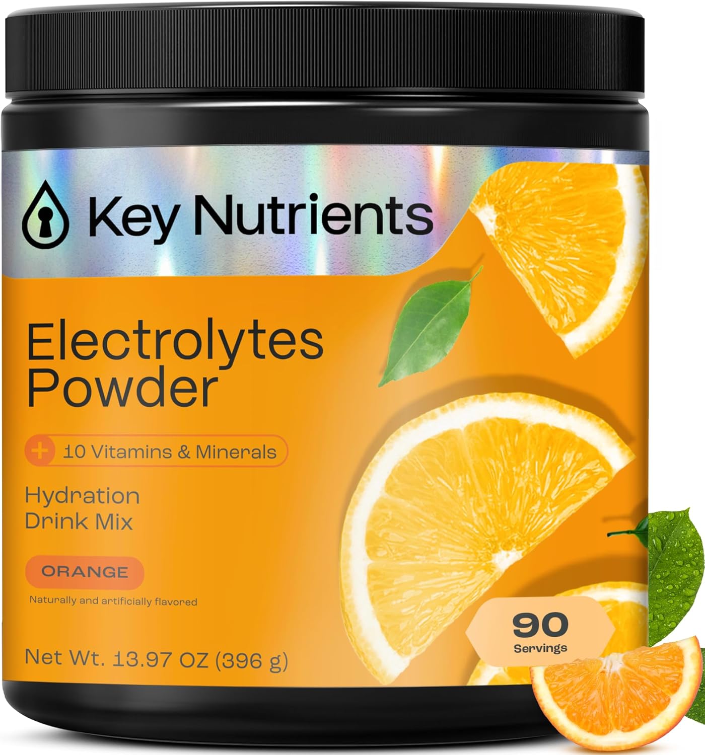 KEY NUTRIENTS Tangy Orange Electrolytes Powder for Hydration