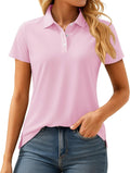MAGCOMSEN Women's Polos Golf Shirt - UPF 50+ Quick Dry