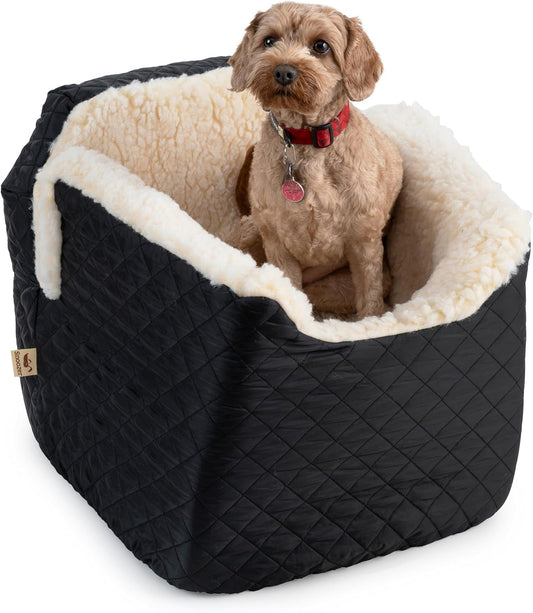 Snoozer Lookout I Dog Booster Seat for Small Dogs: Alleviate Car Sickness!