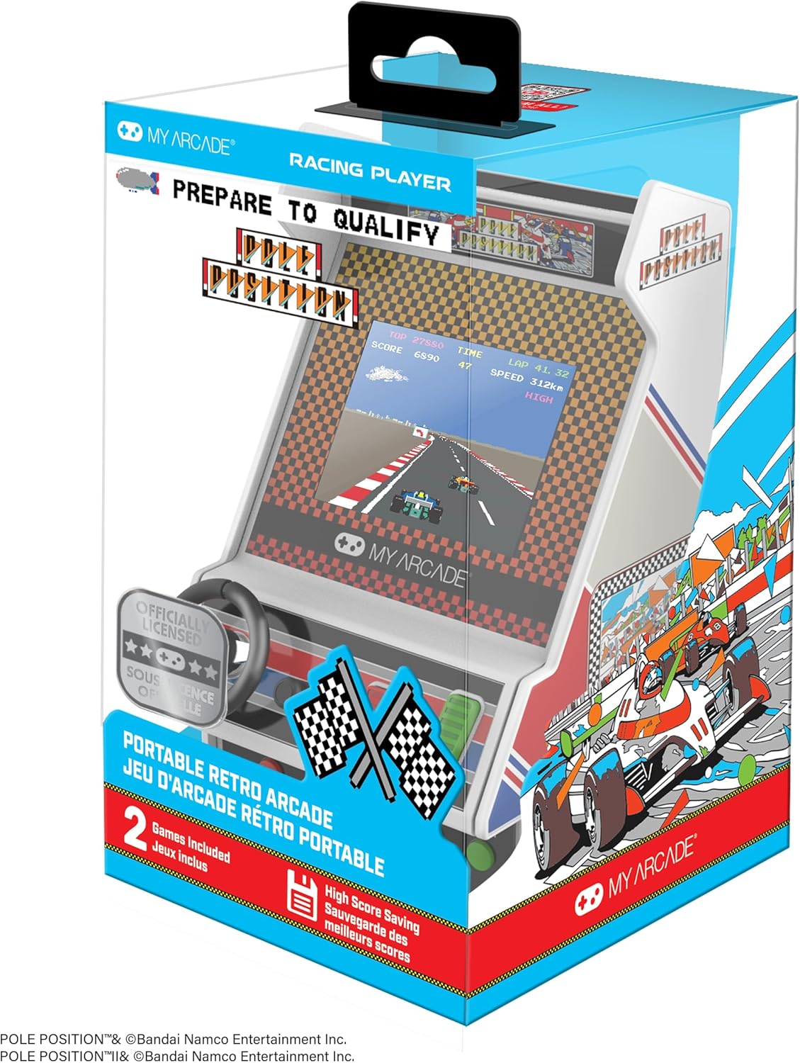 My Arcade Pole Position Racing Player: Retro Mini Arcade Game