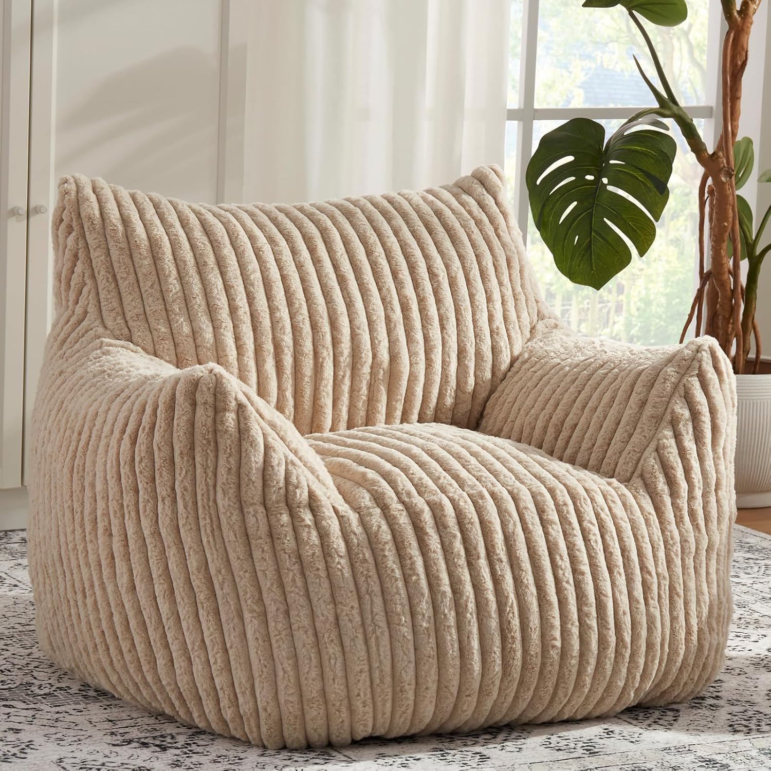 Plush Giant Bean Bag Chair: Cozy Comfort for All Ages