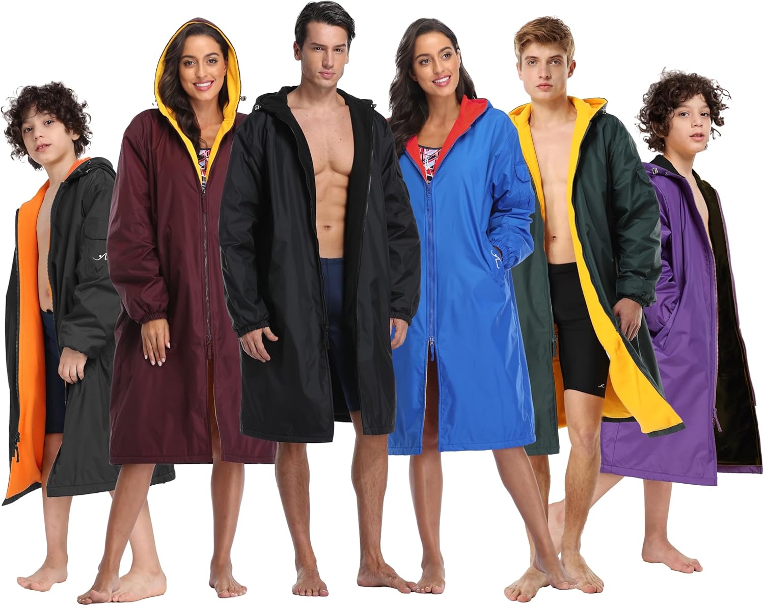 Adoretex Unisex Waterproof Swim Parka for All Water Sports