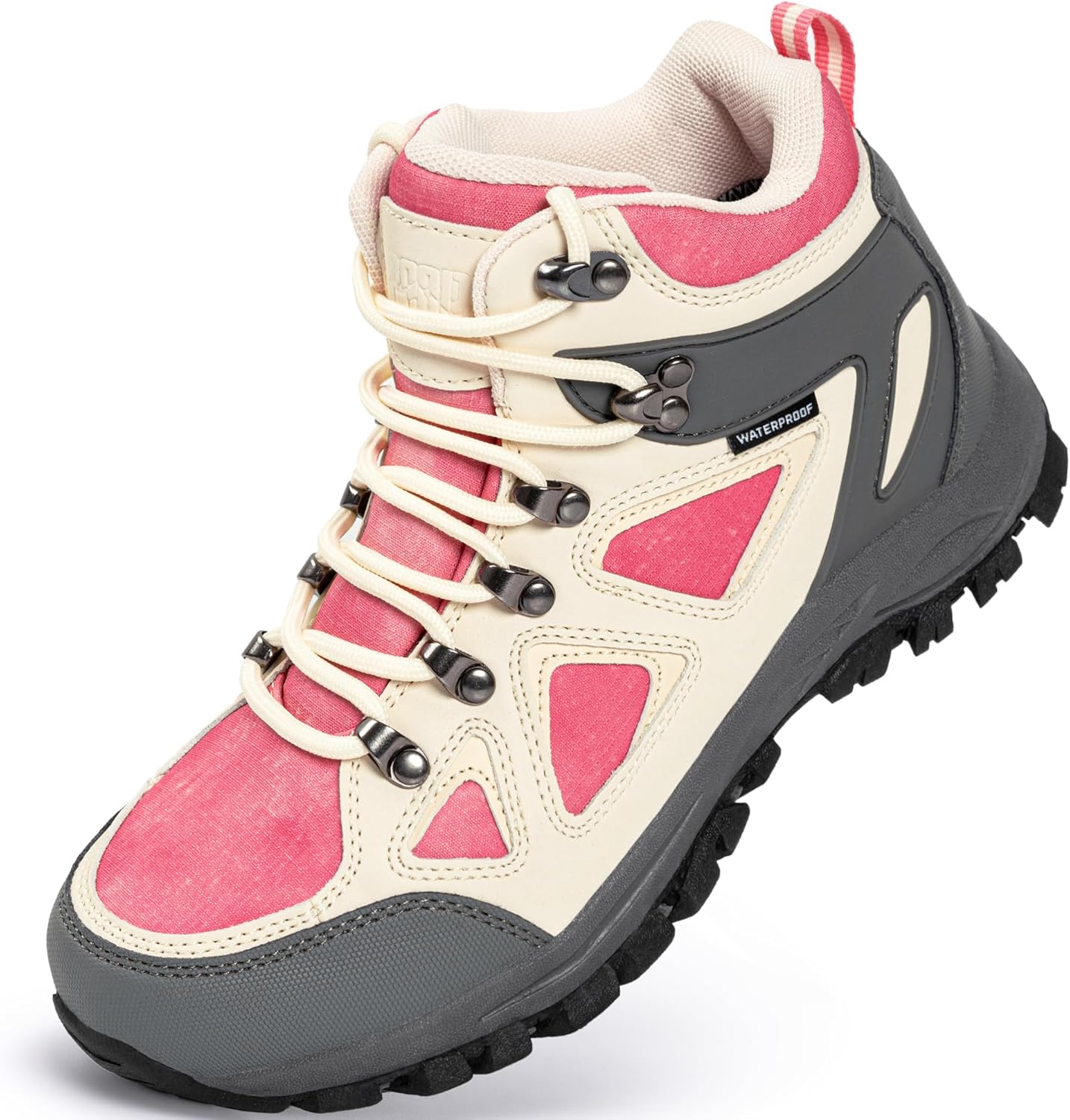 Kids Hiking Boots Waterproof Durable TPR Traction Outsole