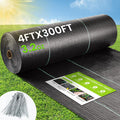 Weed Barrier Fabric 4x300ft Landscape Fabric - Heavy Duty Ground Cover