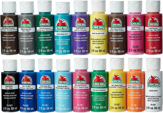 Vibrant 2oz Apple Barrel Acrylic Paint Set - 90oz Total