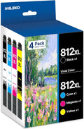 812XL Ink Cartridge Epson Remanufactured Replacement Combo Pack - High