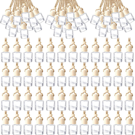200 Pcs Hanging Car Diffuser Bottles for Essential Oils
