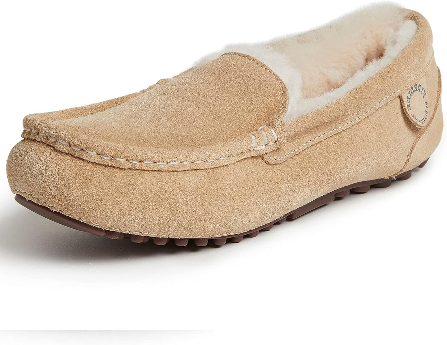 Fireside by Dearfoams Women's Shearling Indoor/Outdoor Slippers