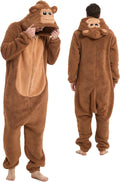 Onesie Adult Costume Animal Pajamas for Women Men - Ultra-Soft Fleece