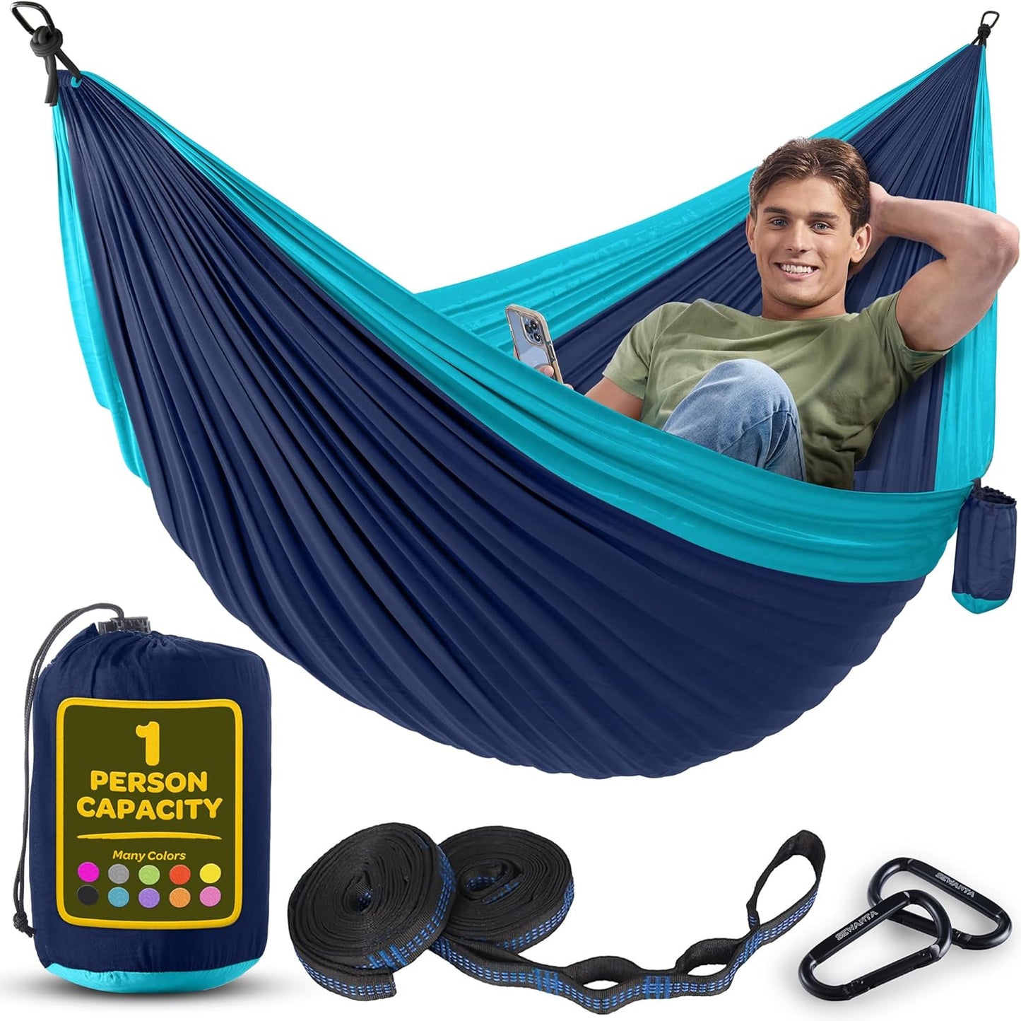 SEWANTA Portable Hammock Chair 400 lb Capacity