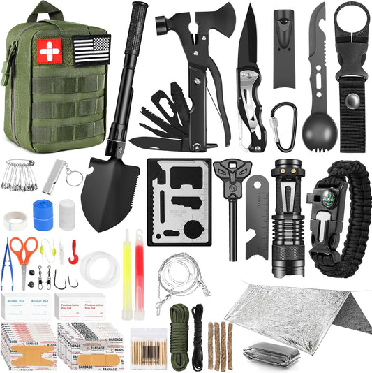 Ultimate 149Pcs Survival Kit: Essential Emergency Gear