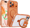 Cosmic Orange iPhone 17 Pro Case with Ultra Magnetic Stand - Slim 16FT