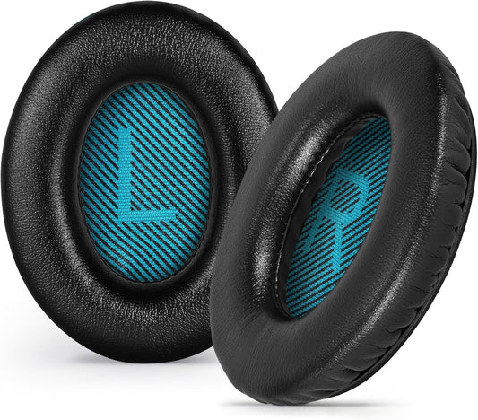 Tear-Proof Black Ear-Pads for Bose QC Headphones