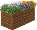Raised Garden Bed 4x2x2FT Deep Galvanized Planter - Deep Root Grow