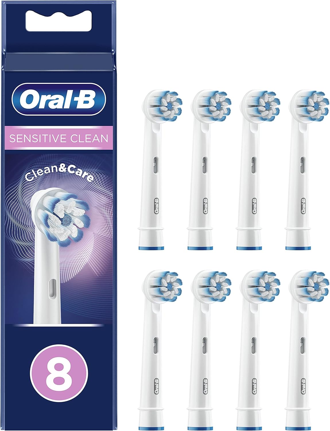 Oral-B Sensitive Clean Replacement Brush Heads for Gentle Care