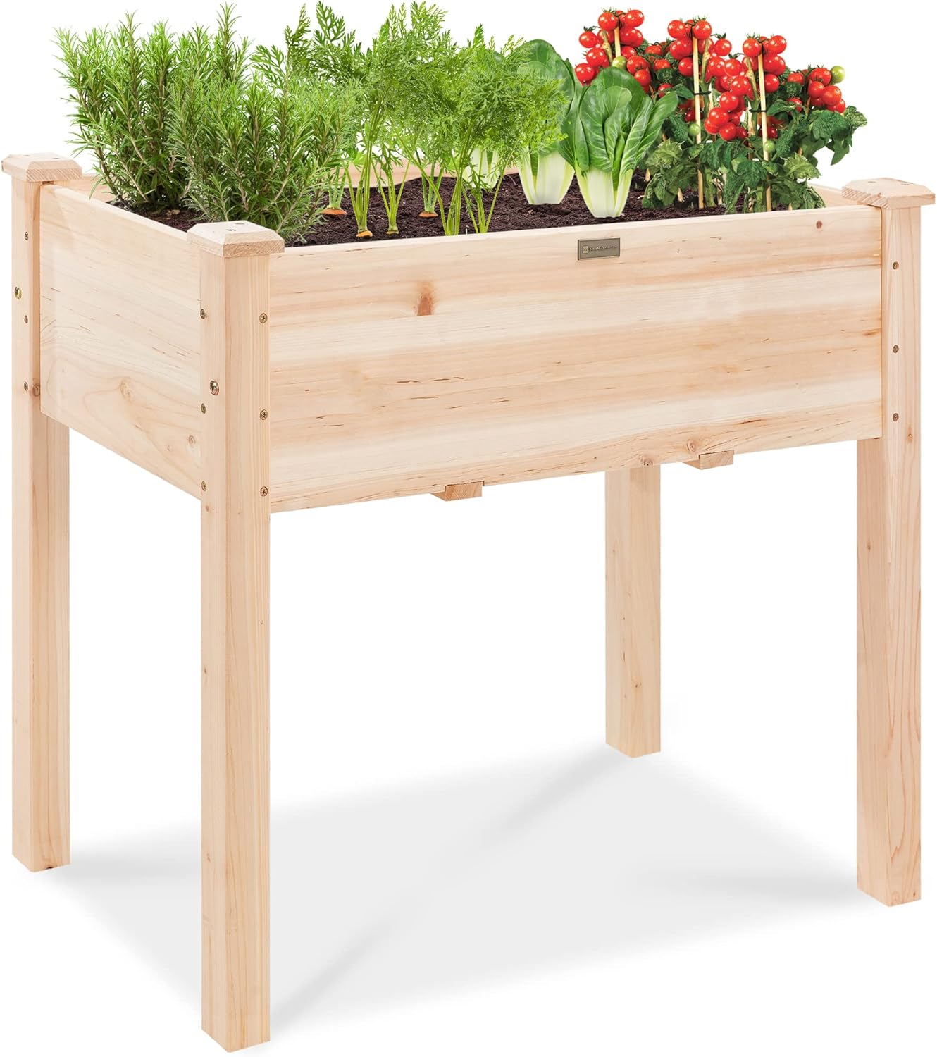 Best Choice Products 34x18x30in Raised Garden Bed for Kids