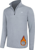 Willit Men's Fleece Pullover Quarter-Zip - Warm Midweight Fleece