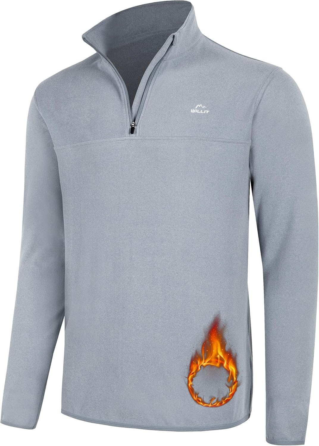 Willit Men's Fleece Pullover for Cold Weather Activities