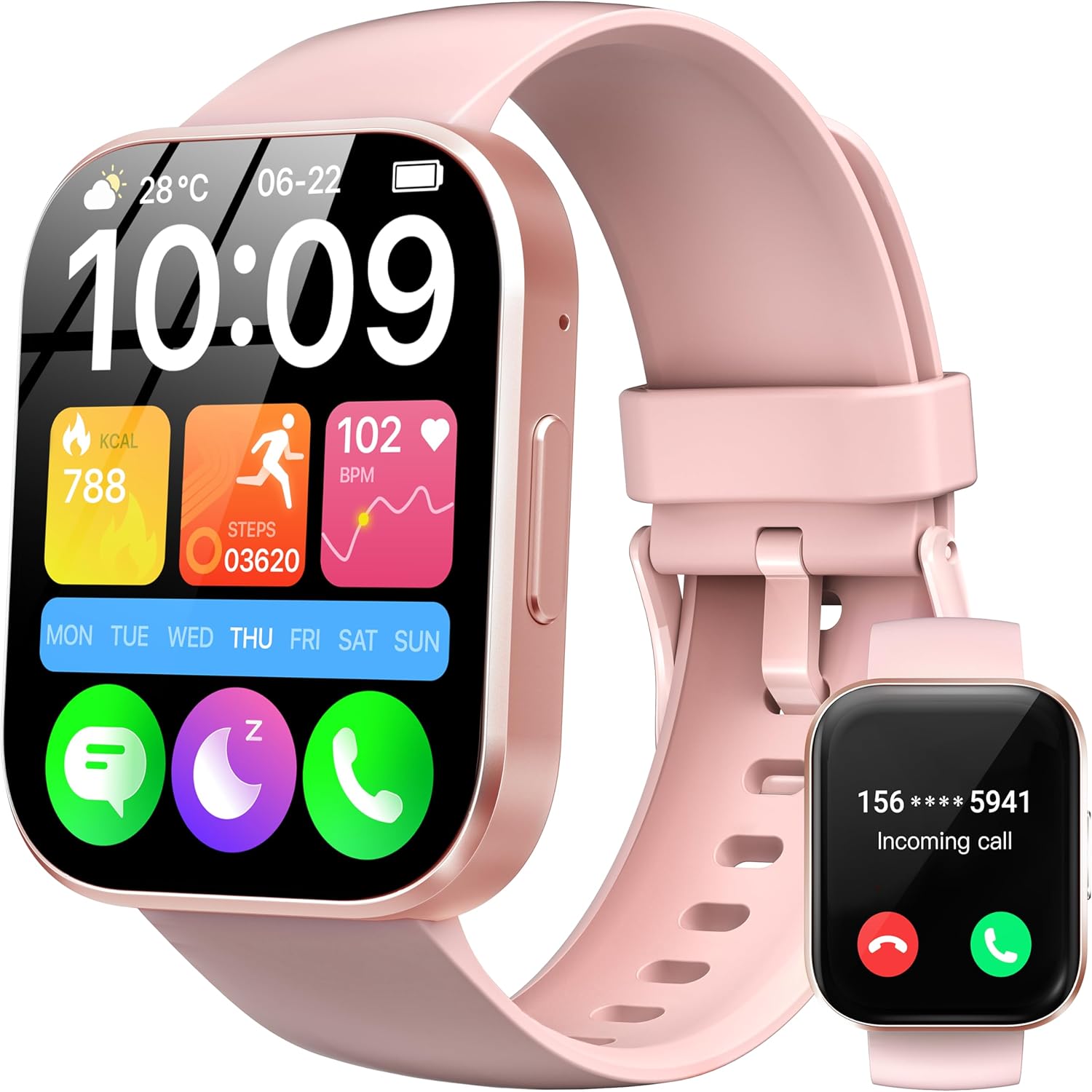 OUKITEL Smart Watch for Fitness with Call Functionality