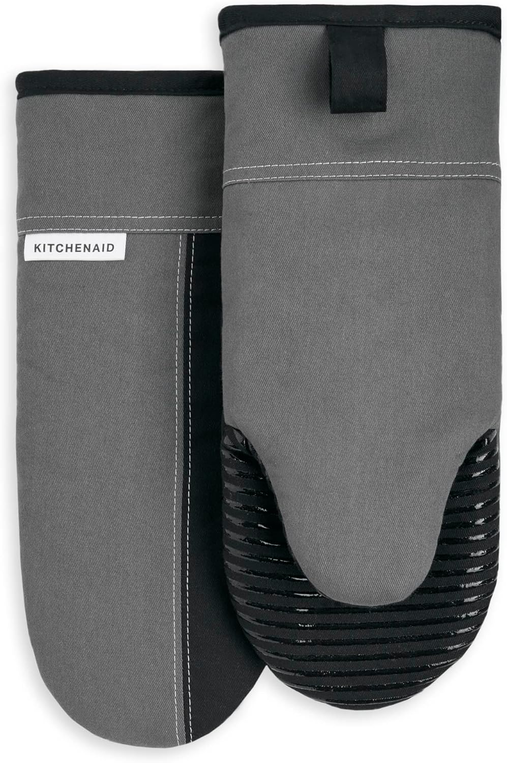KitchenAid Non-Slip Oven Mitt Set, Two-Tone, Heat Resistant