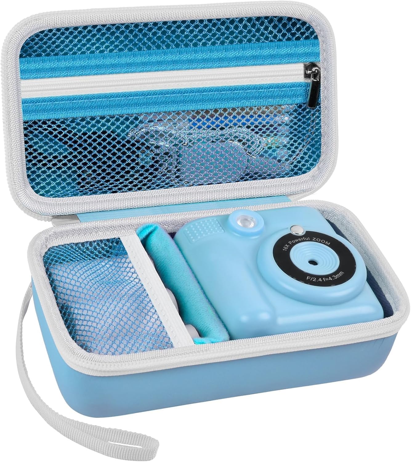 Blue Organizer Bag for Kids Instant Print Cameras