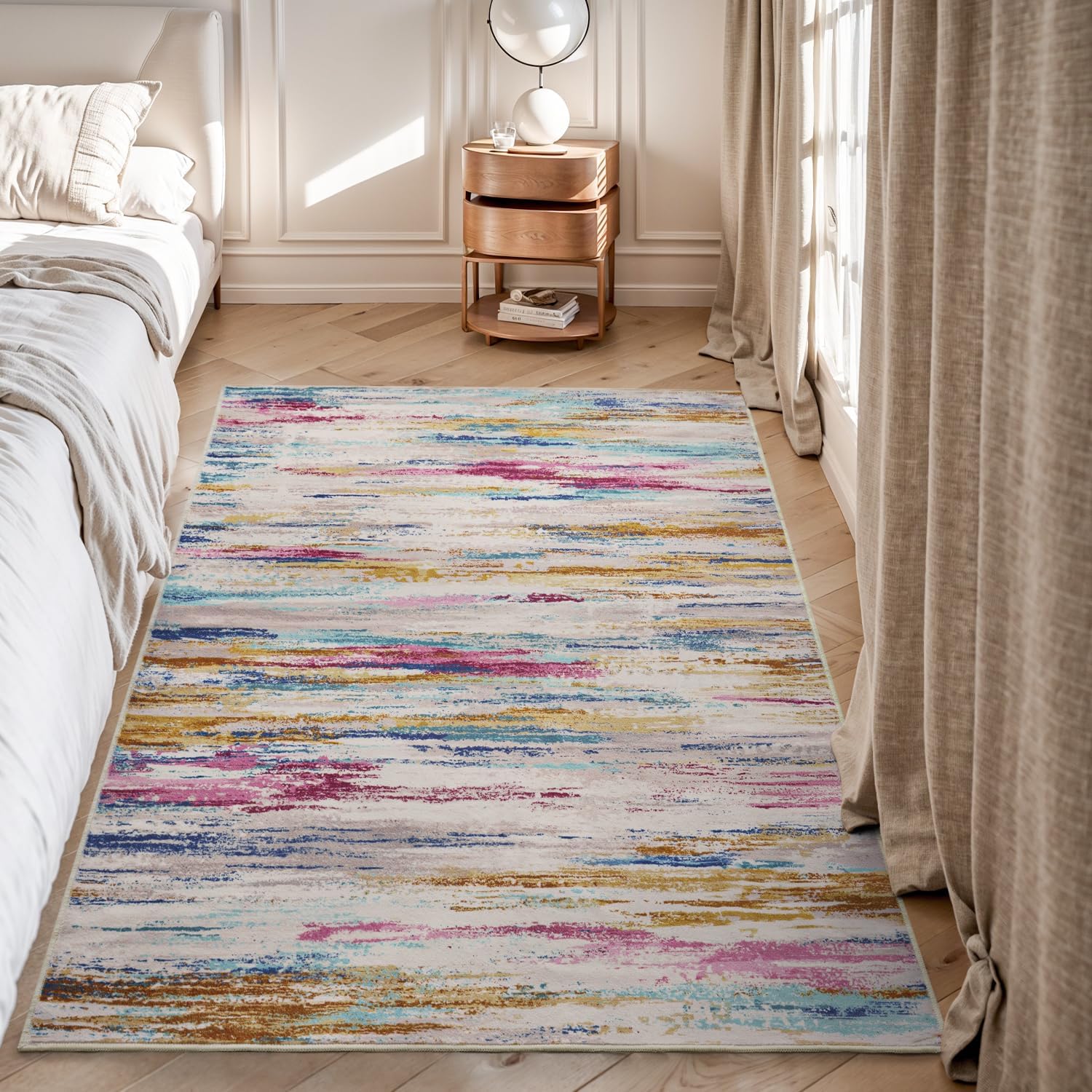 tchdio 3x5 Area Rugs for Living Room, Soft Indoor Carpet