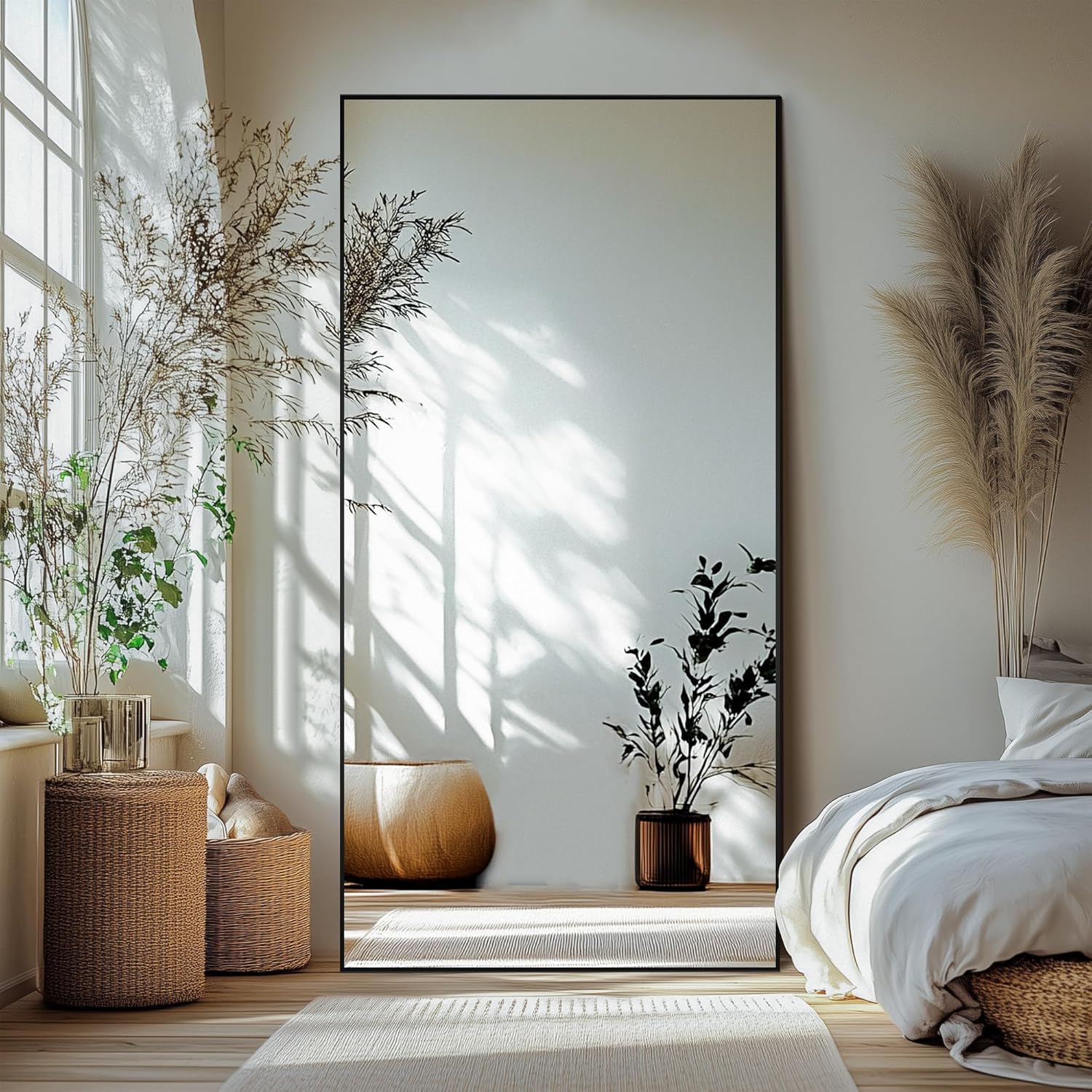 Delma Wall Full Length Mirror - Stylish Standing Mirror for Home