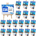 Canvas with Easel Set 8 x 10 in Canvas Boards with Easels - Complete