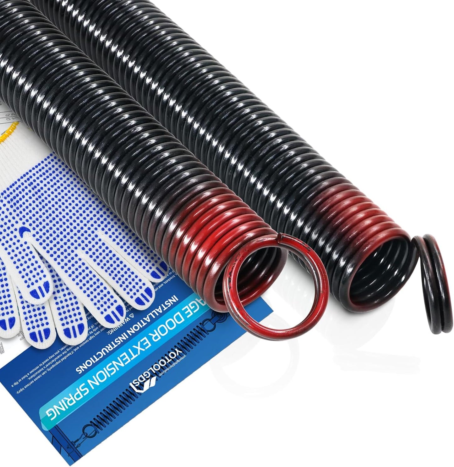 150 lbs Heavy Duty Garage Door Extension Springs for 7ft Doors