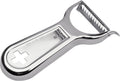 Kuhn Rikon Swiss Metallic Julienne Cross Peeler - Fast, Stainless