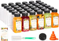 Moretoes 134pcs 8oz Juice Bottles with Caps - Reusable Beverage
