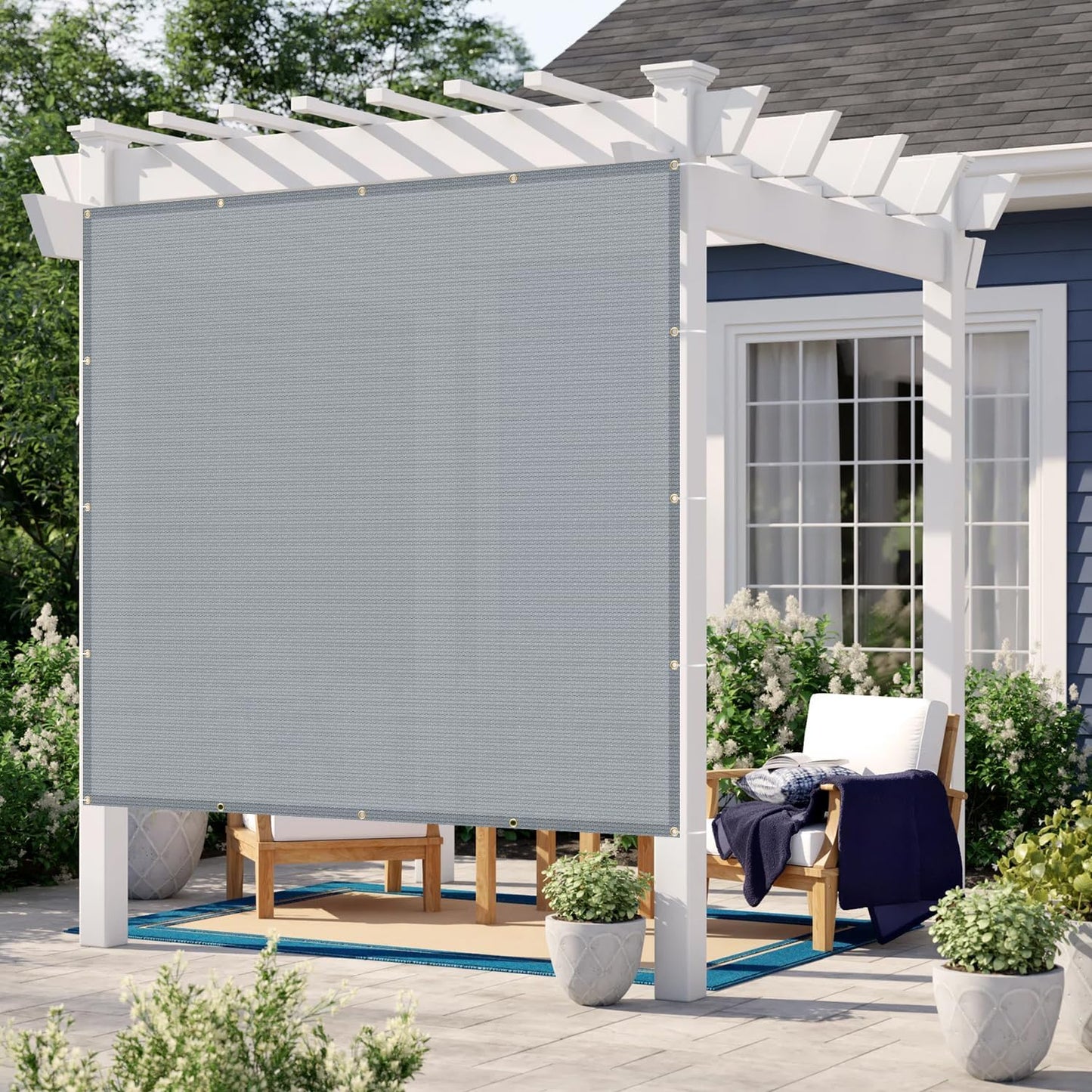 LOVE STORY Custom Size 13x22 FT Sun Shade Cloth for Outdoor Use