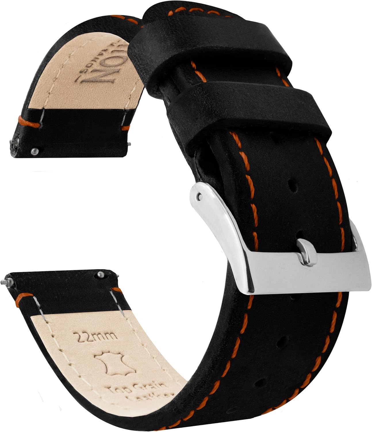 Barton Quick Release Top Grain Leather Watch Band Strap Options