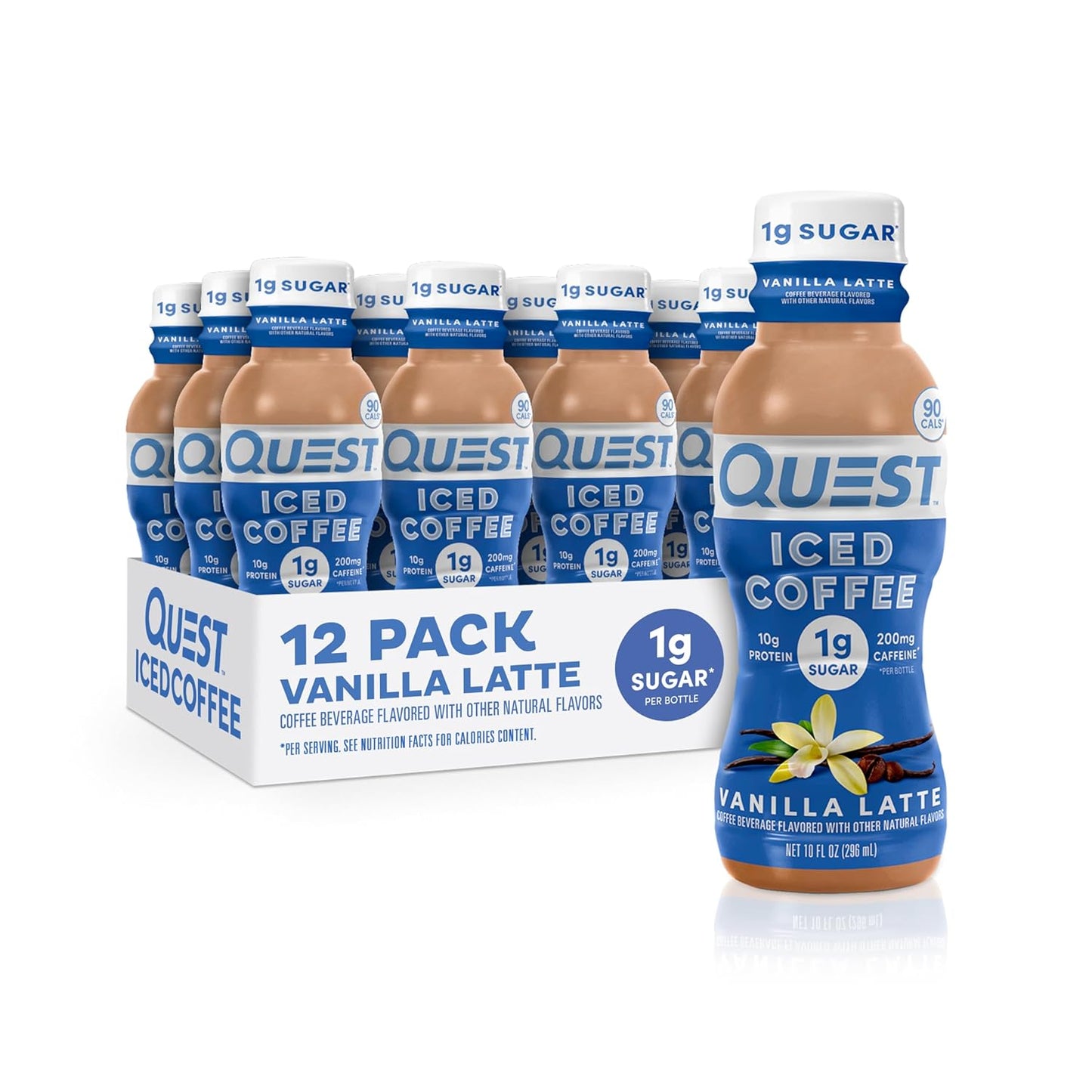 Quest Nutrition Vanilla Latte: 1g Sugar, 10g Protein