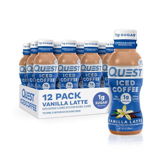 Quest Nutrition Vanilla Latte: 1g Sugar, 10g Protein